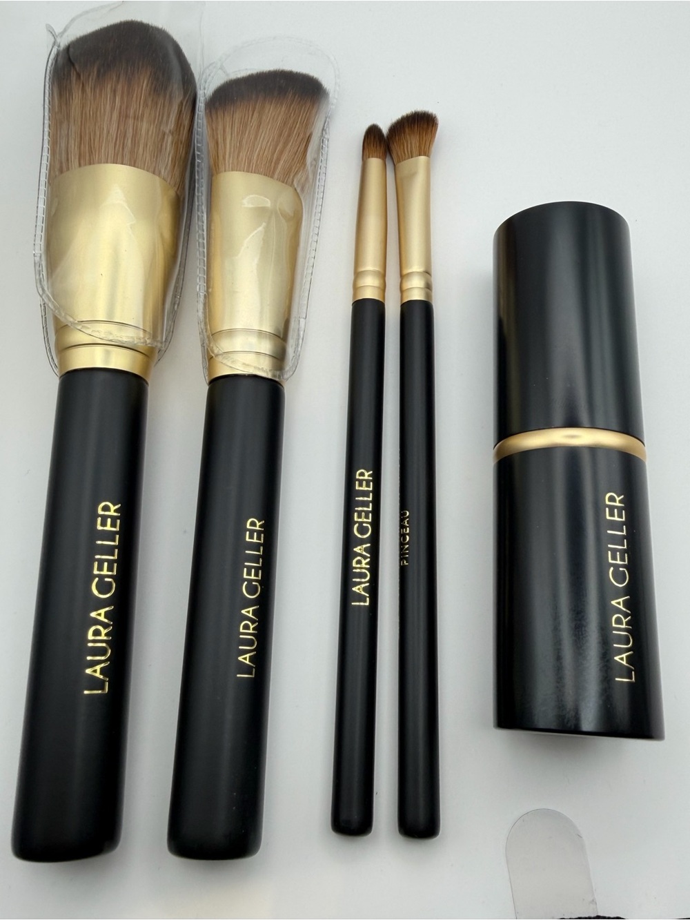 Laura Geller 5 Pc Full Face Brush Set Makeup Brushes New